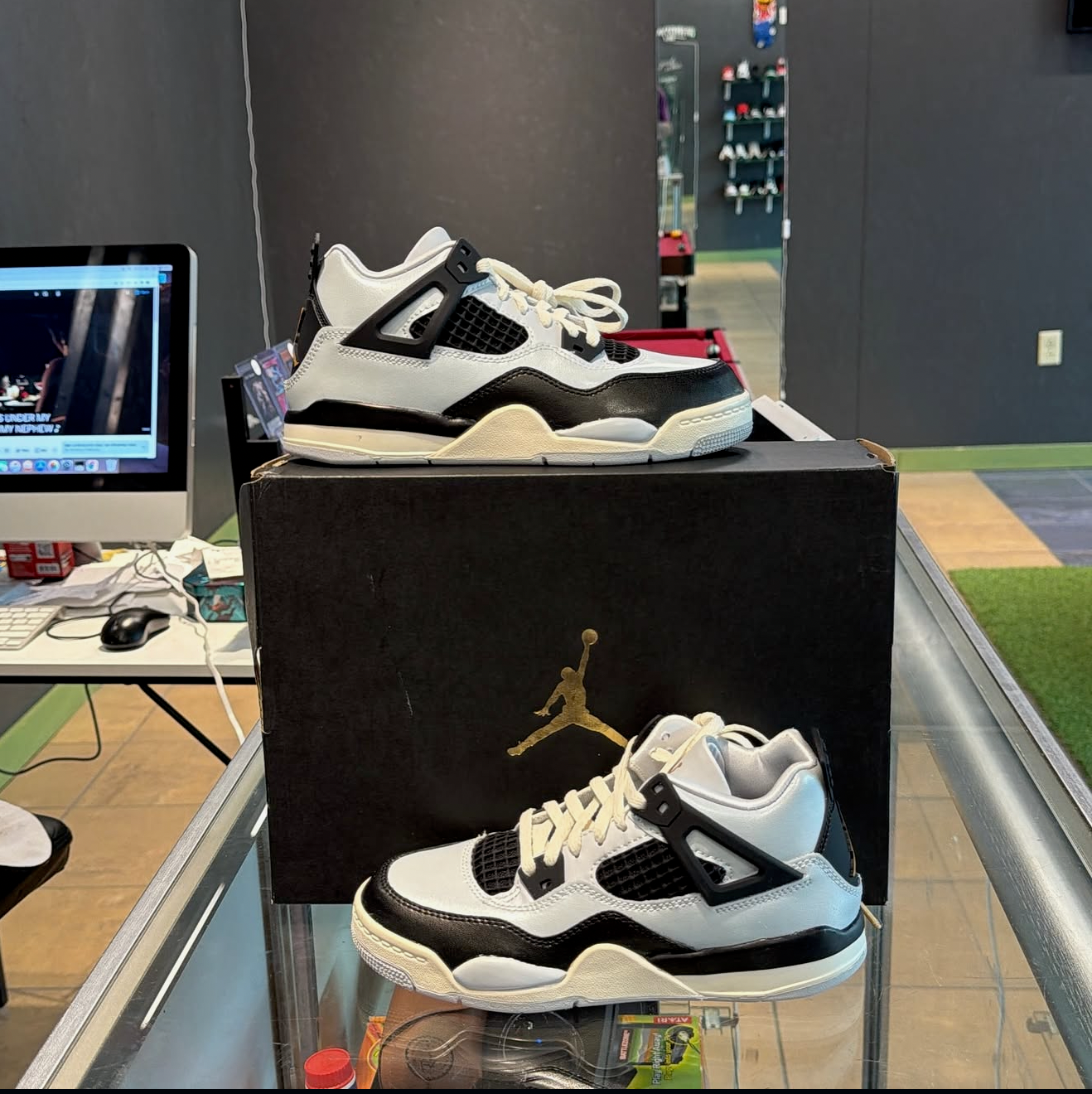 Jordan 4 Platinum Gold