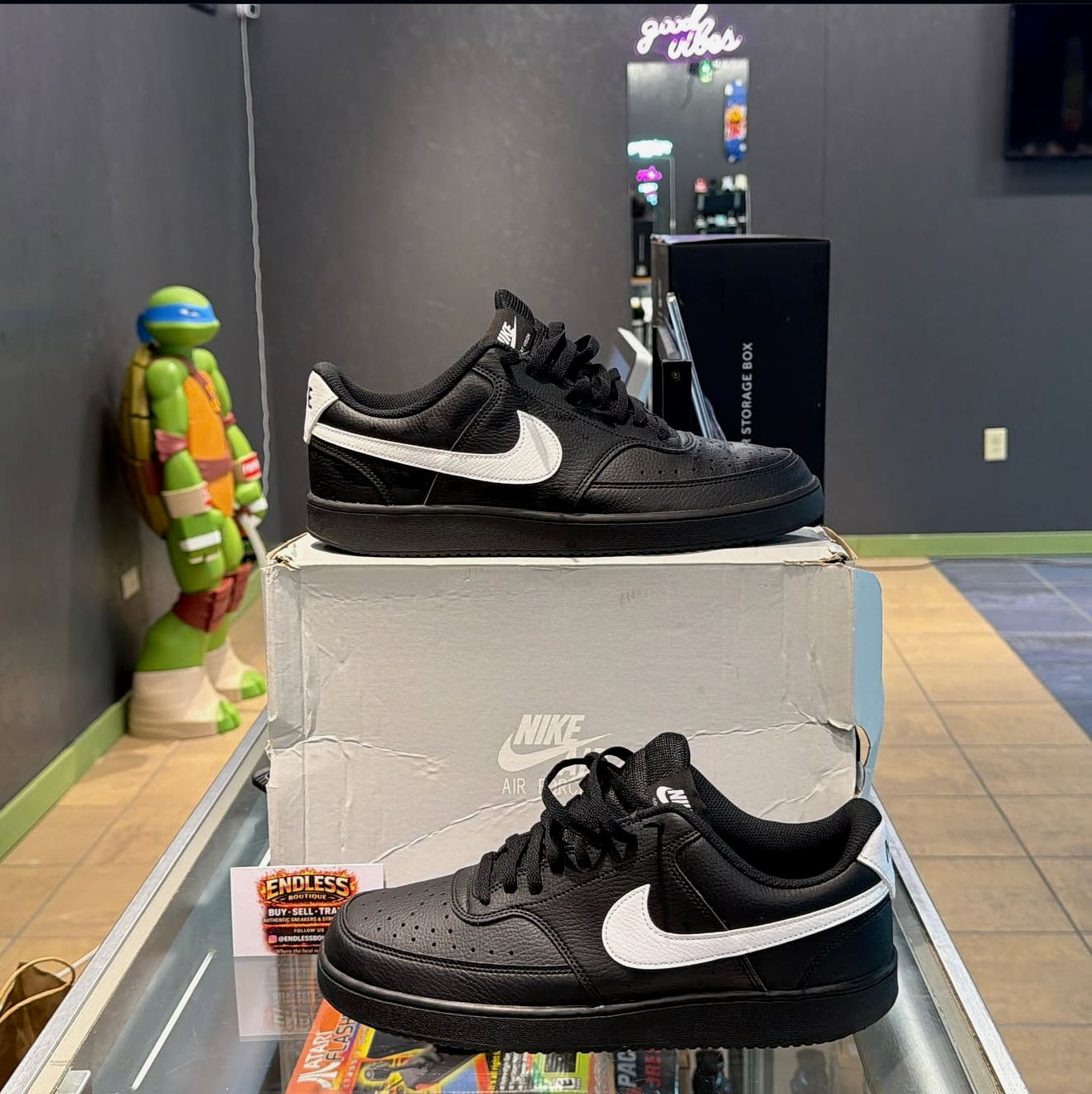 Nike Court Vision Low Black