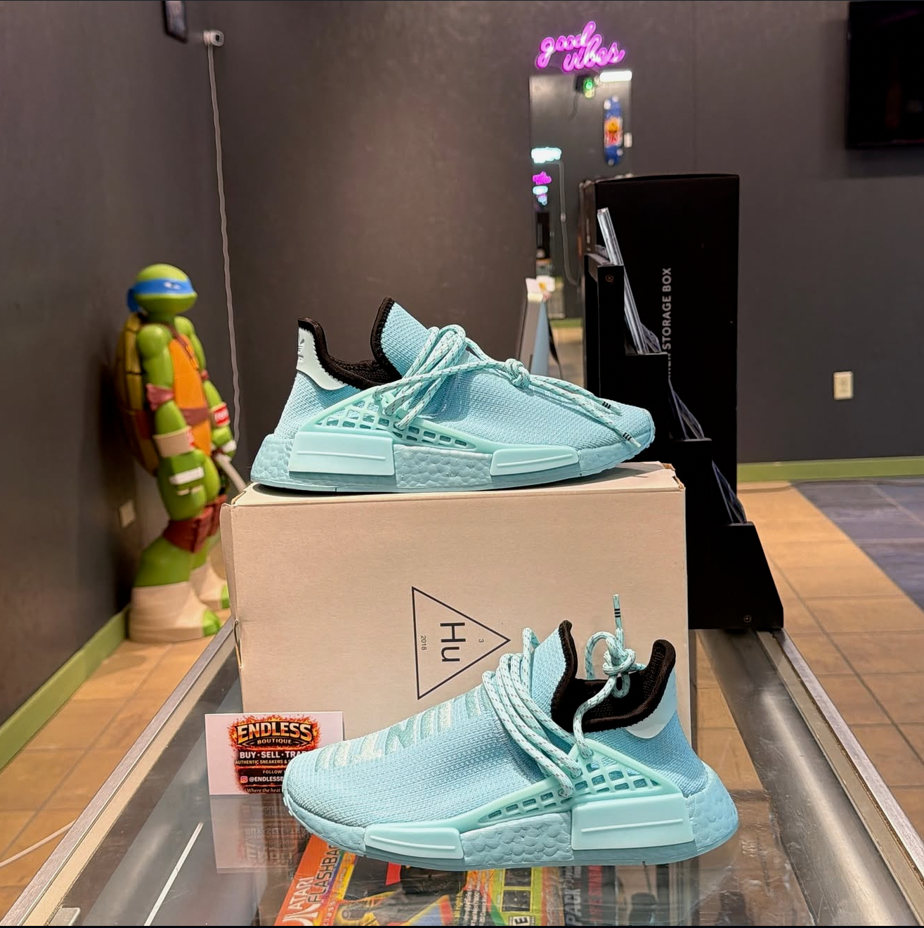 Adidas NMD HU Clear Aqua