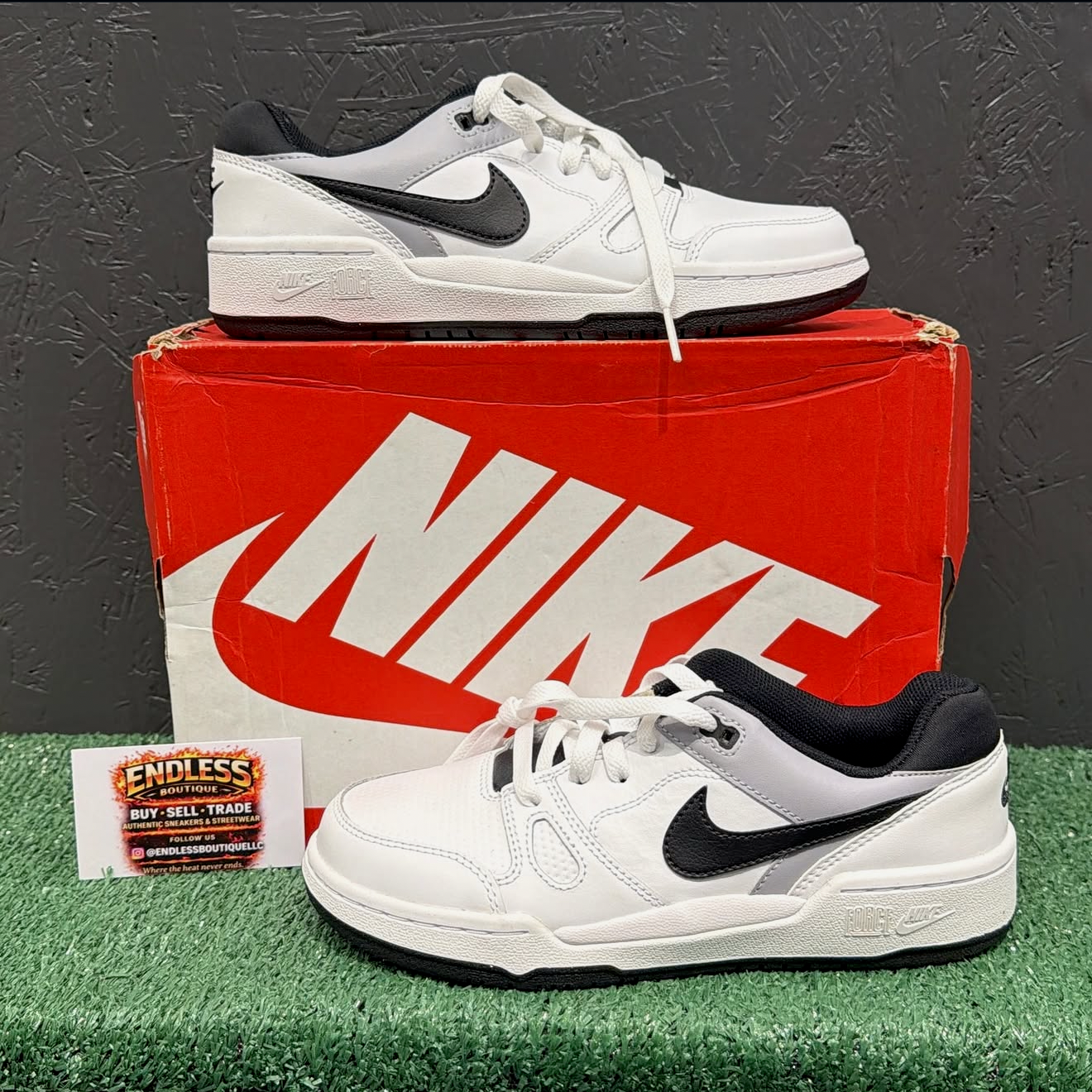 Nike Full Force Low Pewter Black