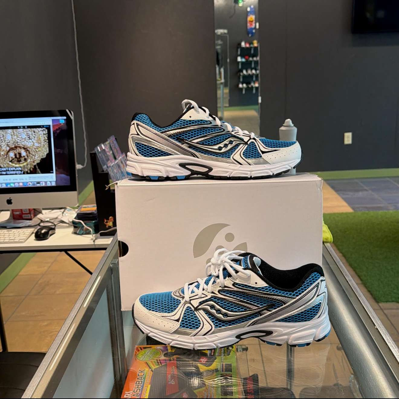 Saucony White/Blue